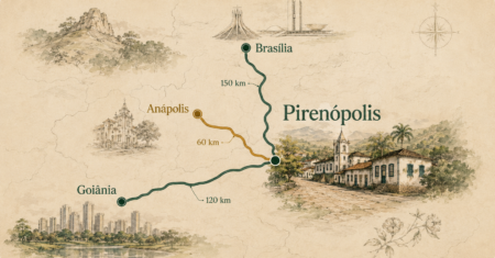 Como chegar em Pirenópolis: avião, carro, ônibus e as rotas que funcionam