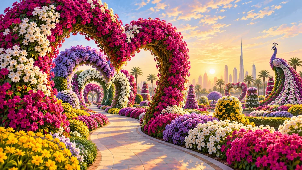 Dubai Miracle Garden: a temporada de flores começa pelo planejamento