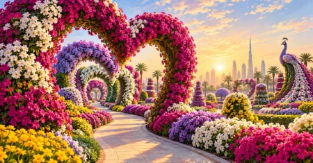 Dubai Miracle Garden: a temporada de flores começa pelo planejamento