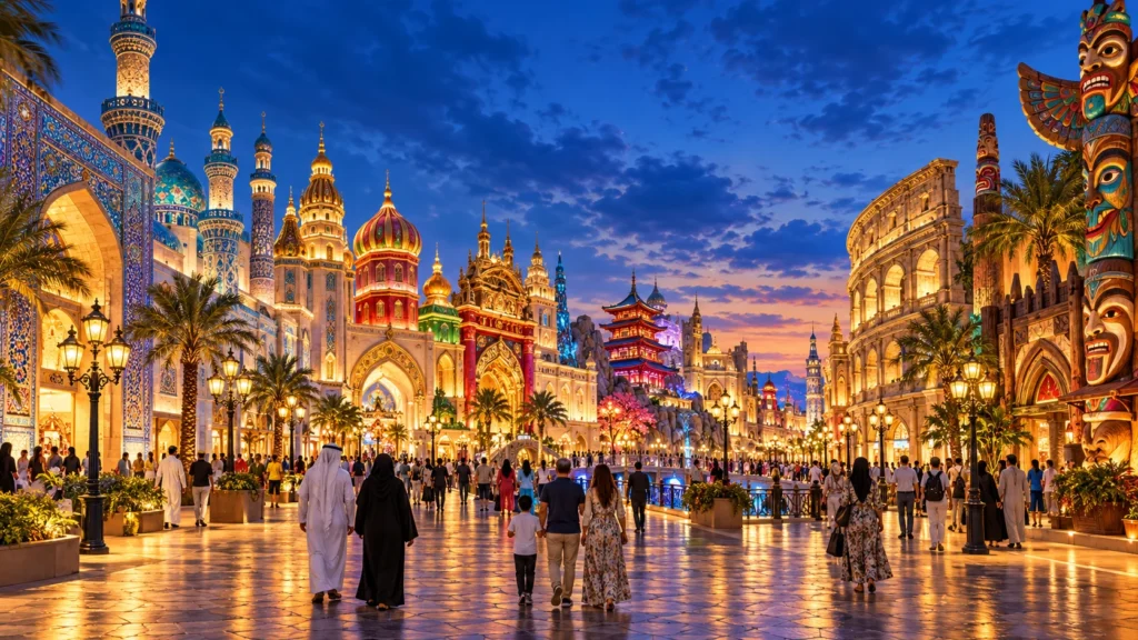 Global Village: o ingresso é só o começo da noite em Dubai
