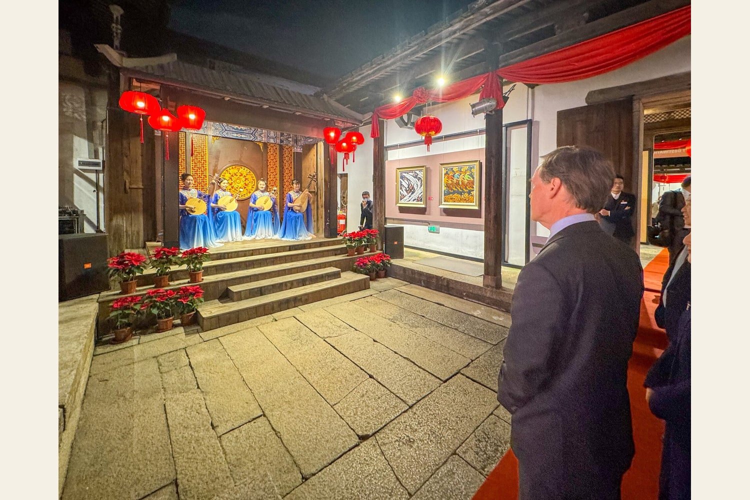 Apresentação musical em Fuzhou