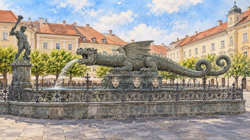 O dragão de Klagenfurt: a lenda do Lindwurm agora circula até de ônibus
