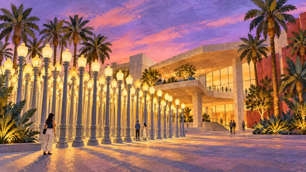 LACMA além dos postes: novas galerias e metrô mudam a visita em Los Angeles