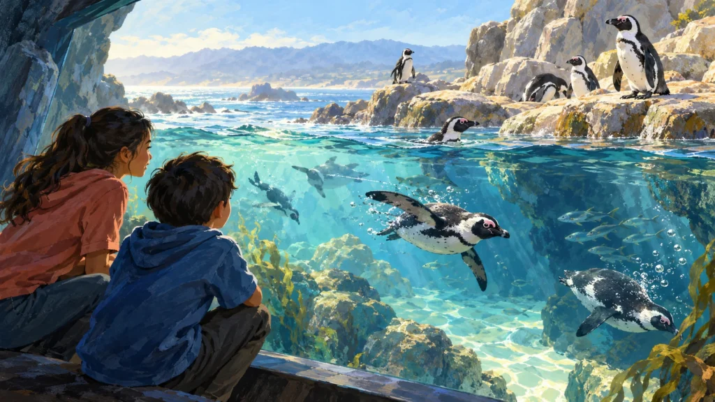 Monterey Bay Aquarium prepara nova área de pinguins: o que muda em 7 de novembro