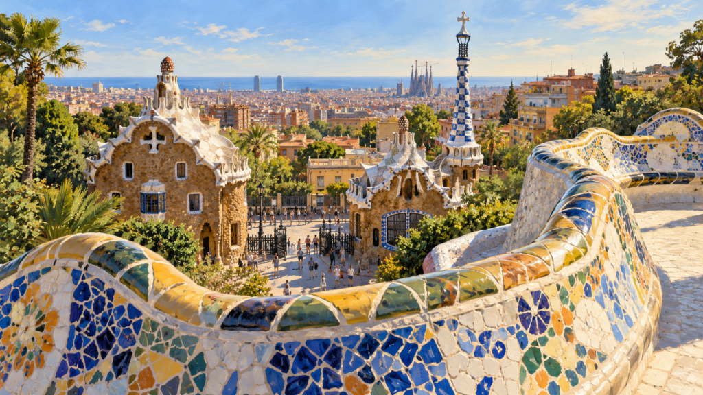Park Güell: ingresso, acesso e roteiro além do banco de mosaicos
