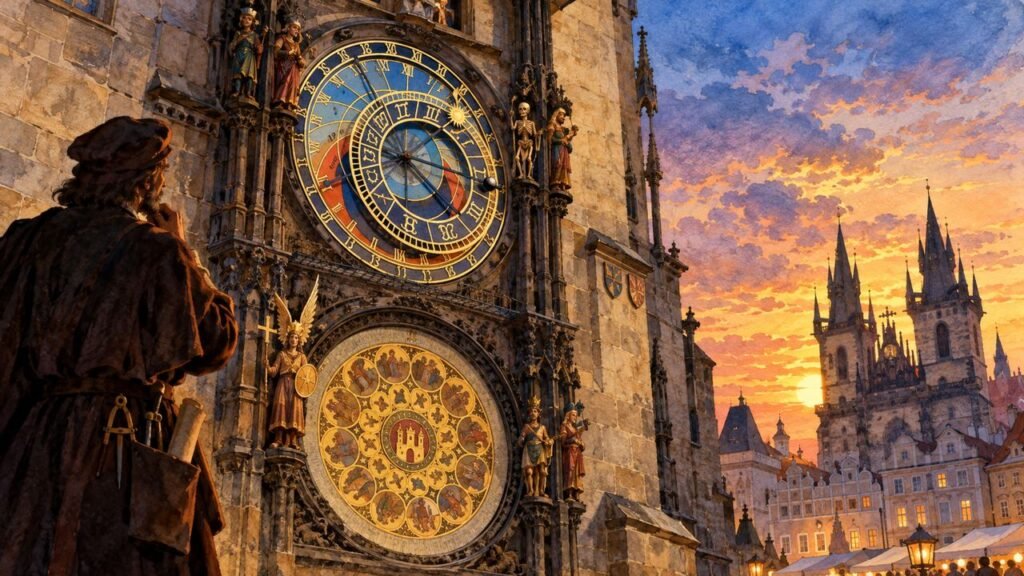 Hanuš e o relógio de Praga: a lenda sombria que muda sua visita ao Orloj