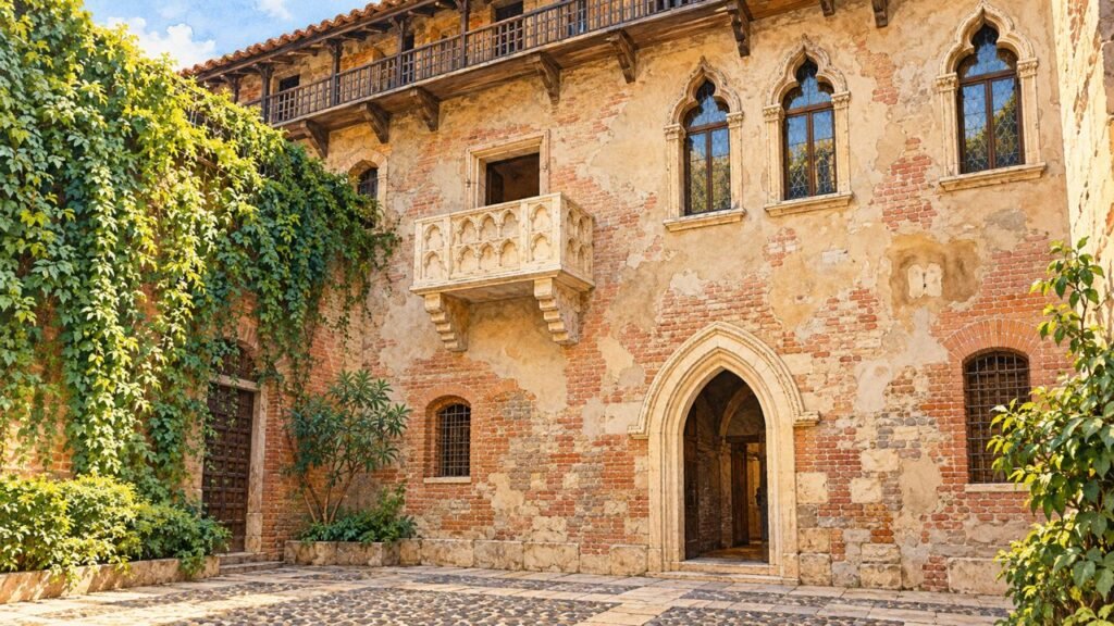 O balcão de Julieta em Verona: a história real por trás da lenda literária